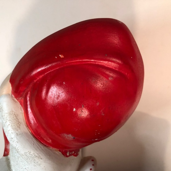 Vintage Japan 50s Hand painted ceramic Christmas elf 9.5 inches tall - Picture 9 of 12